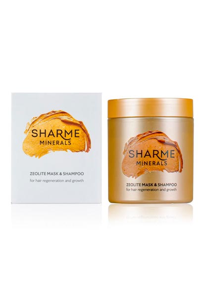 Цеолитовая маска-шампунь Sharme Minerals (для восстановления и роста волос)